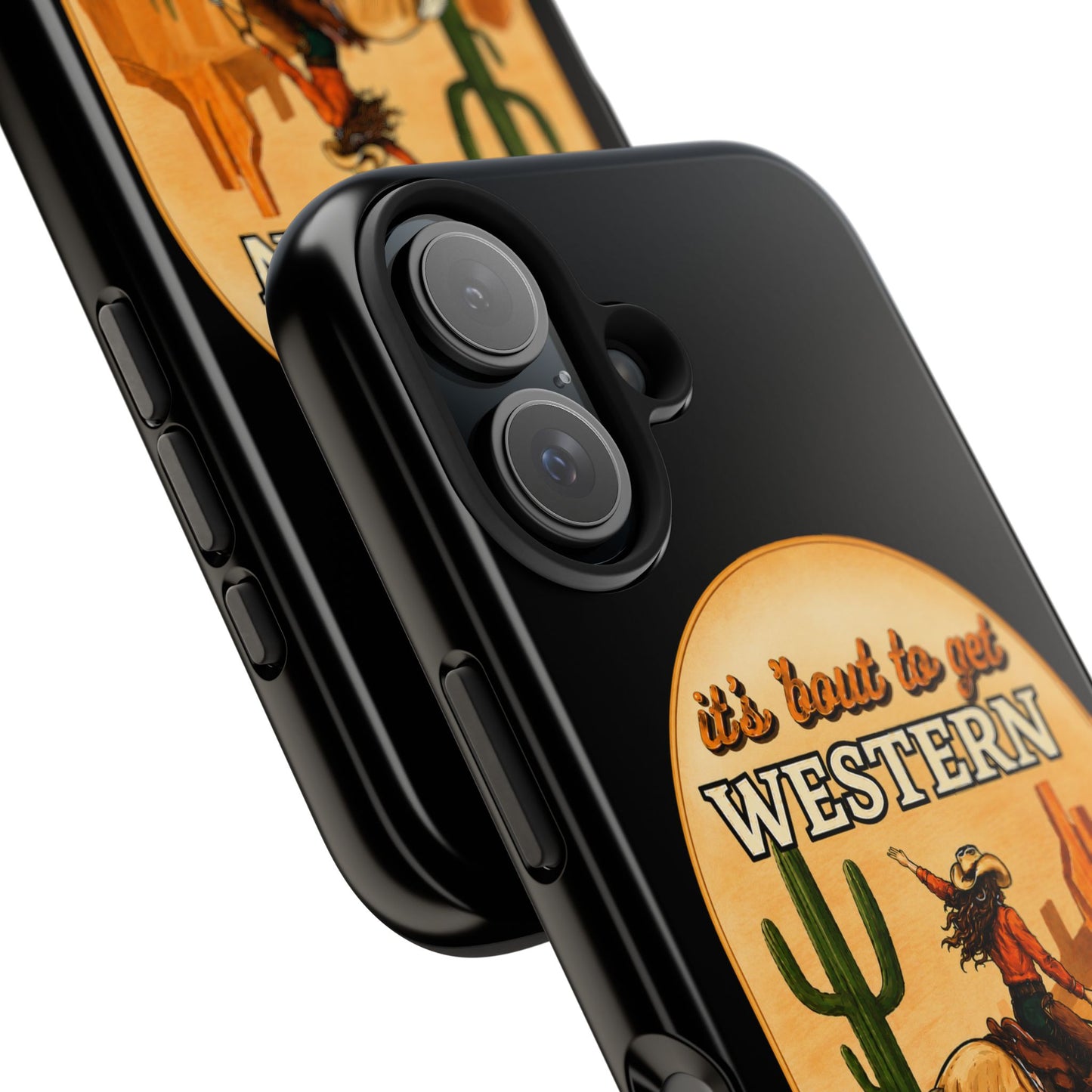 It's About To Get WESTERN - Phone Case