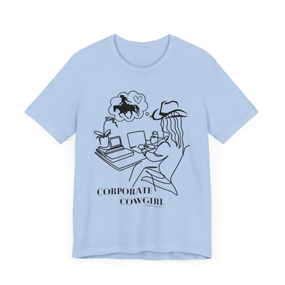 Corporate Cowgirl - Jersey Short Sleeve TShirt