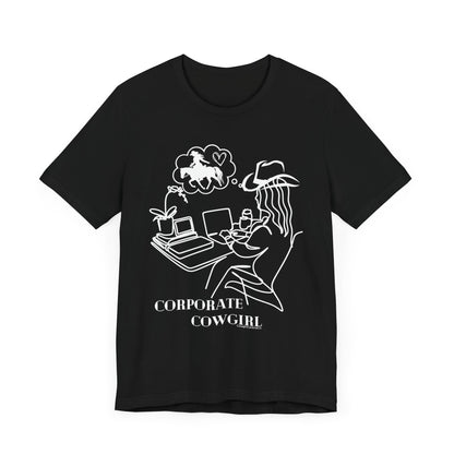 Corporate Cowgirl - Jersey Short Sleeve TShirt