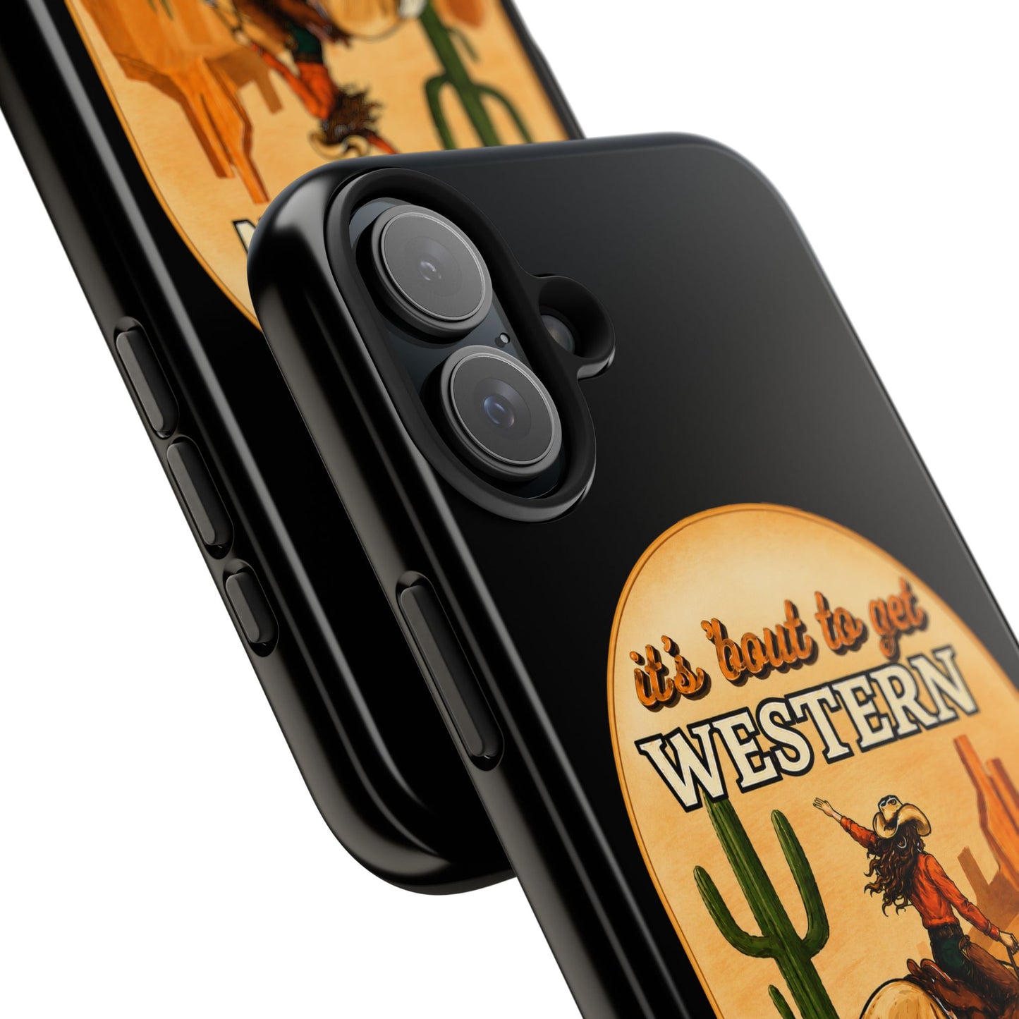 It's About To Get WESTERN - Phone Case