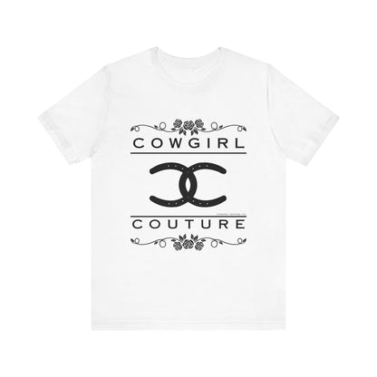 Cowgirl Couture - Short Sleeve TShirt - Rodeo Shirt - Comfort Colors Shirt - Cowgirl Fashion