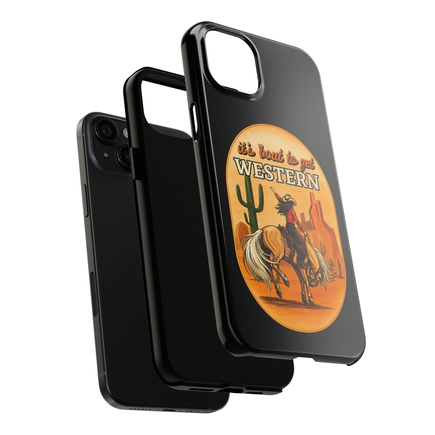 It's About To Get WESTERN - Phone Case
