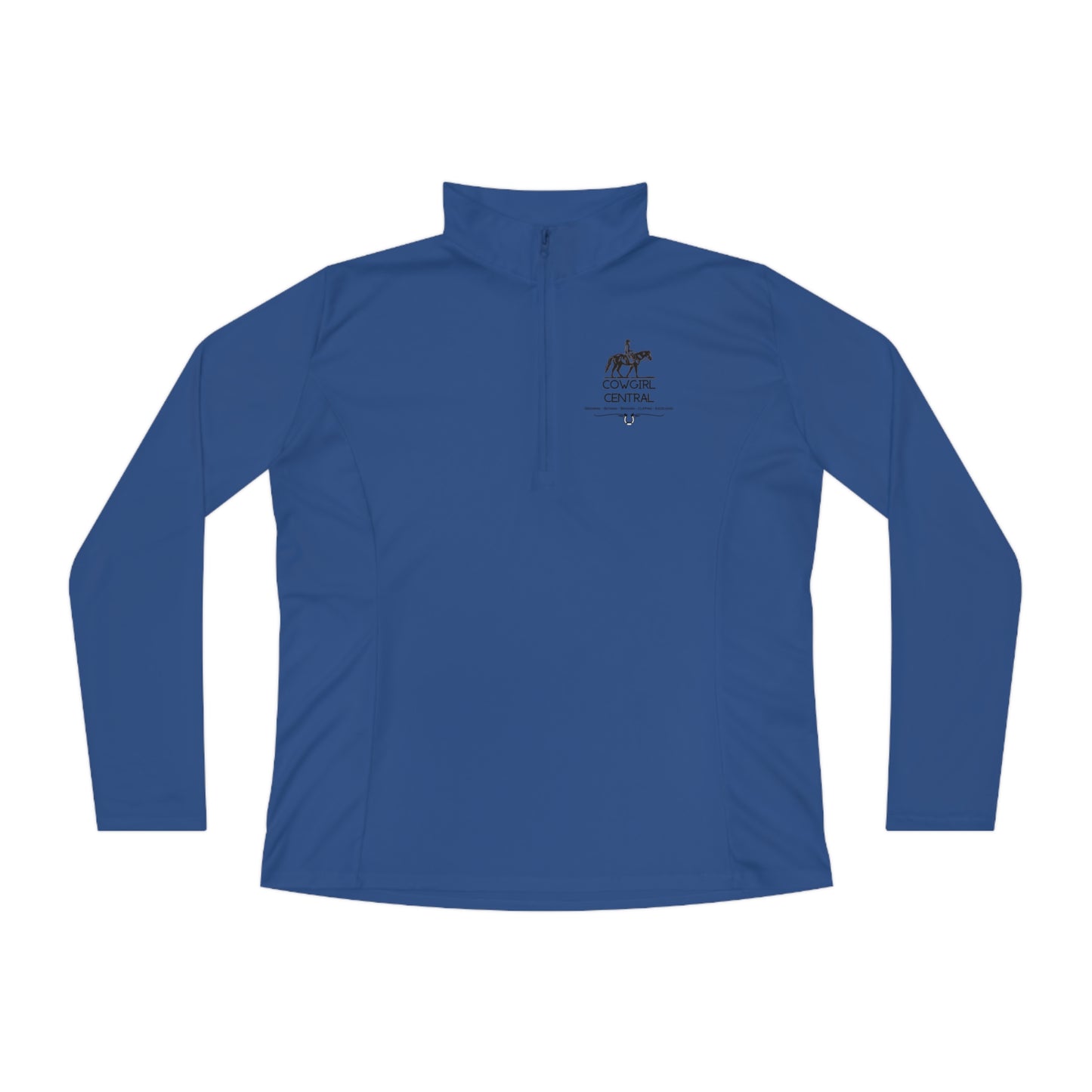 Cowgirl Central Co. Quarter-Zip Pullover