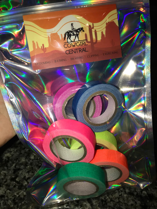 Neon Braiding Tape Pack