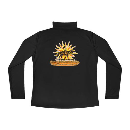 Cowgirl Central Co. Quarter-Zip Pullover