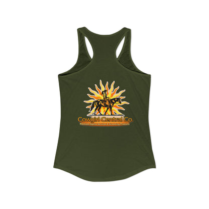 Cowgirl Central Co. Racerback Tank