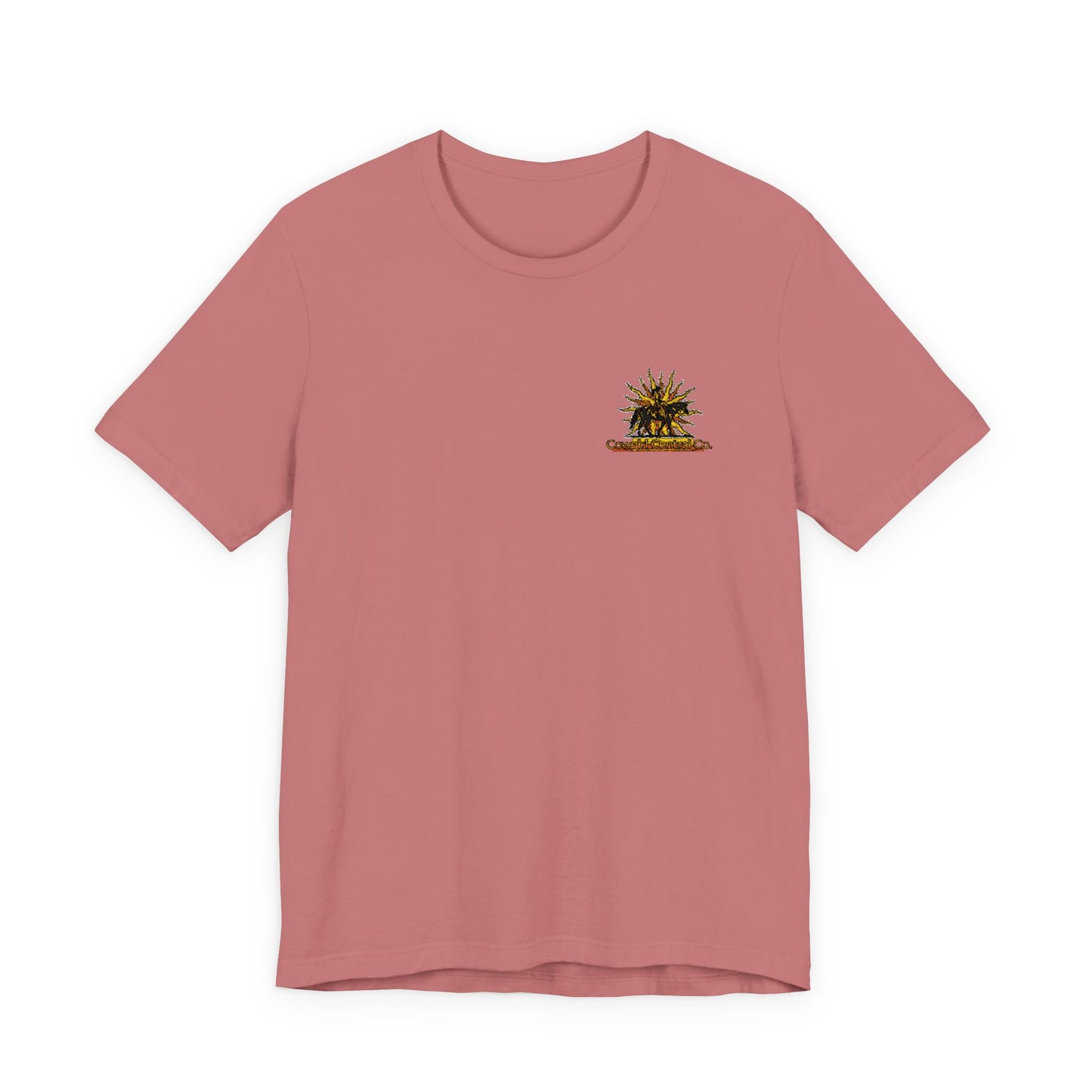 Cowgirl Central Co. Embroidered Branded Tee