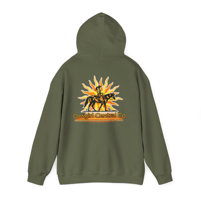 Cowgirl Central Co. - Branded Heavy Blend Hooded Sweatshirt