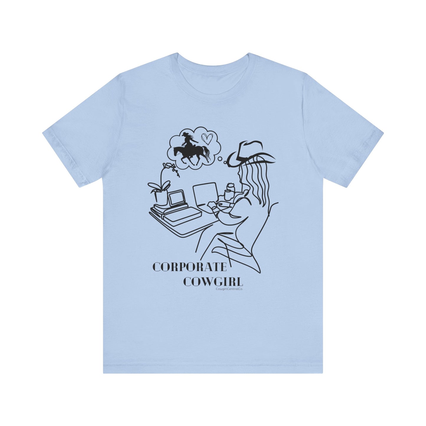 Corporate Cowgirl - Jersey Short Sleeve TShirt