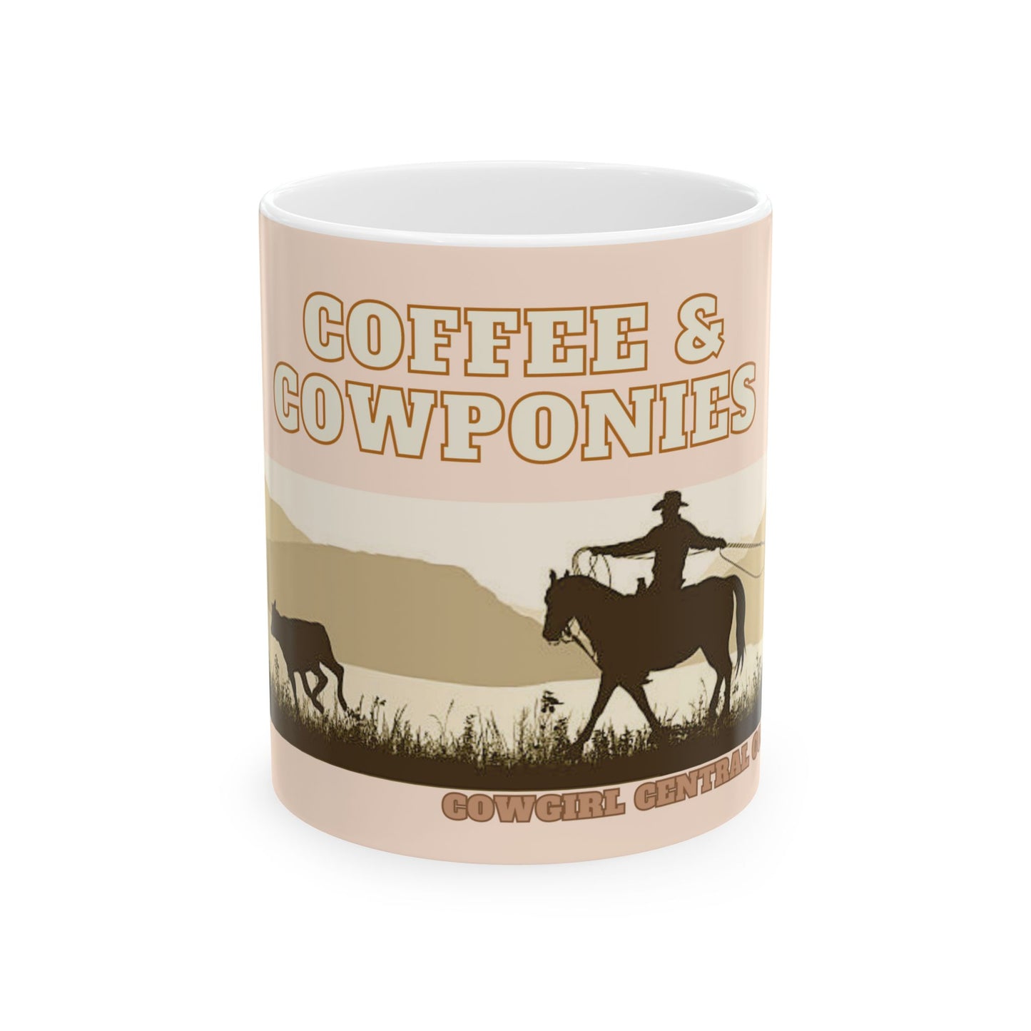 Coffee & Cowponies - Ceramic Mug 11oz