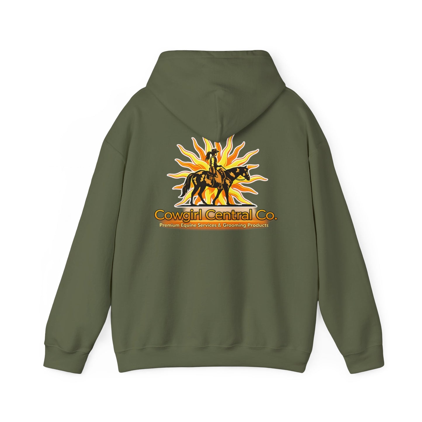 Cowgirl Central Co. - Branded Heavy Blend Hooded Sweatshirt