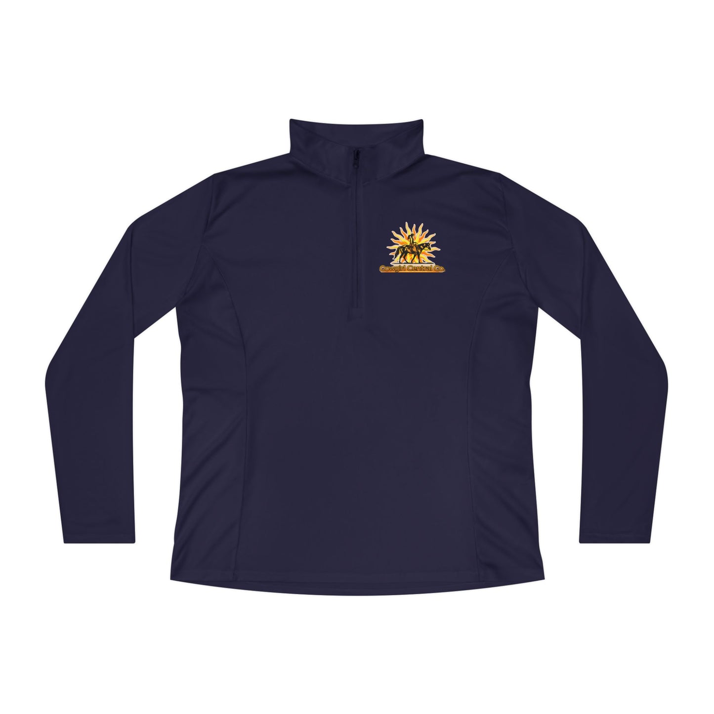 Cowgirl Central Co. Quarter-Zip Pullover