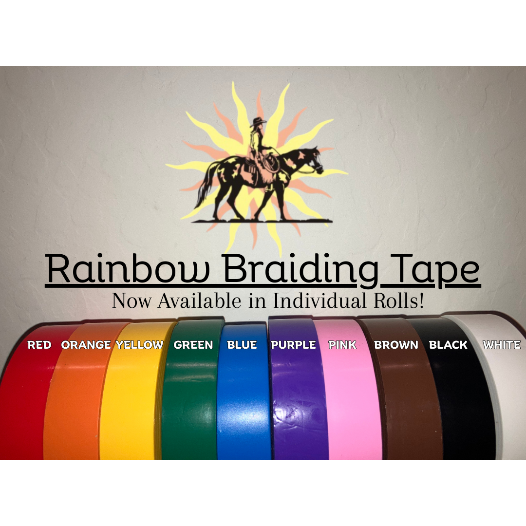 Rainbow Braiding Tape - Individual Rolls