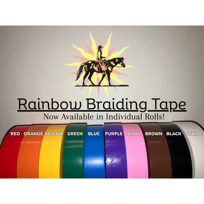 Rainbow Braiding Tape - Individual Rolls